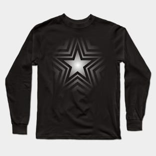 White Fading Star Long Sleeve T-Shirt